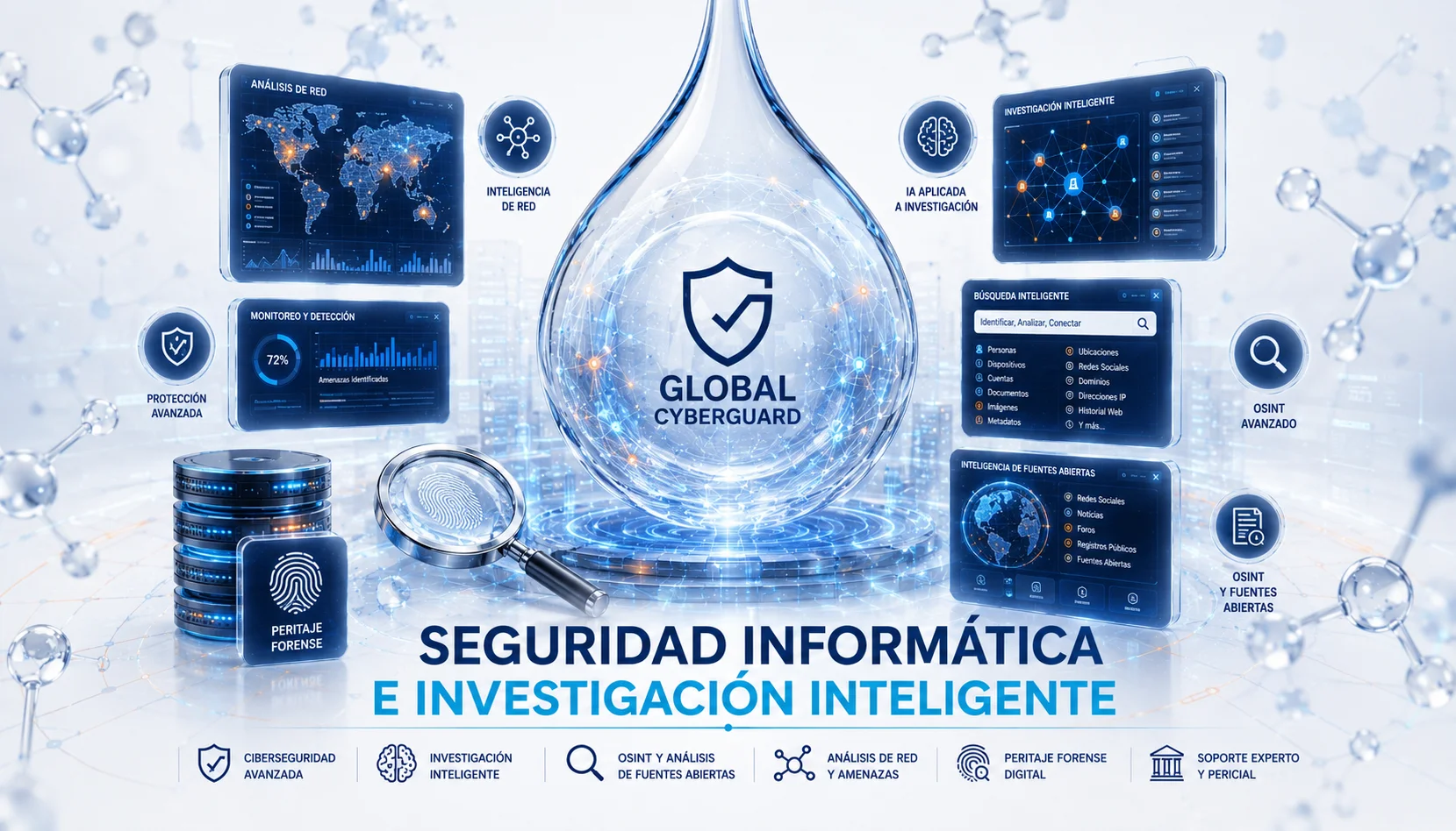 Seguridad informática e investigación inteligente con IA