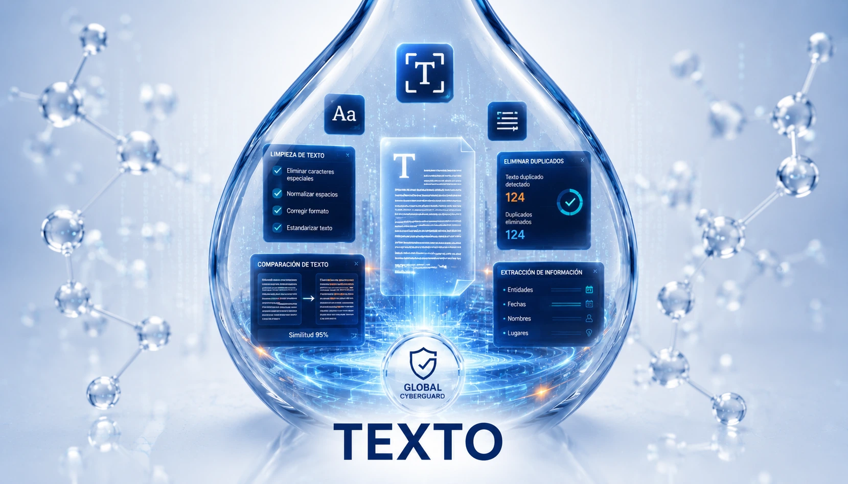 Herramientas de texto Global Cyberguard